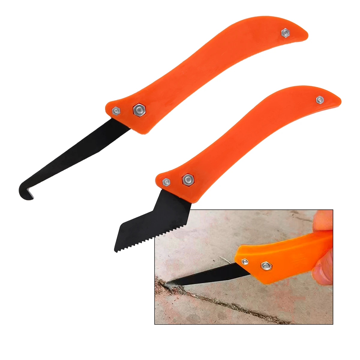 Professional Tile Gap Cleaning Tools Ceramic Tile Gap Repair Hook Knife Cutter Blade Wall Floor Grout Cleaning Removal Scraper thumbnail 6