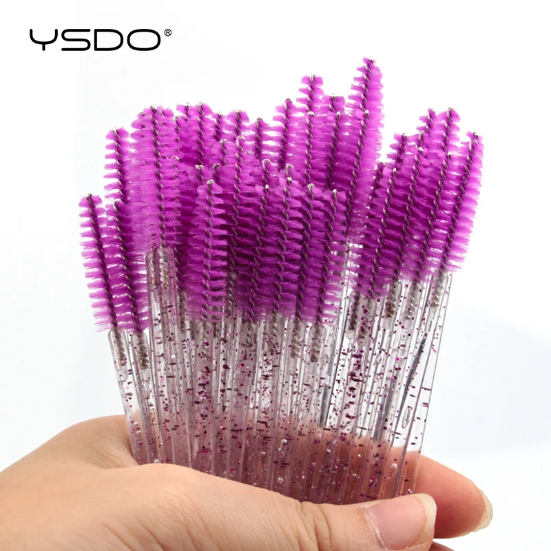 5/50 Pcs Eyelash Brushes False Eye Lashes Extension Tools Eyebrow Brush Mascara Wands Applicator Spoolers Lashes Cosmetic Tool thumbnail 4