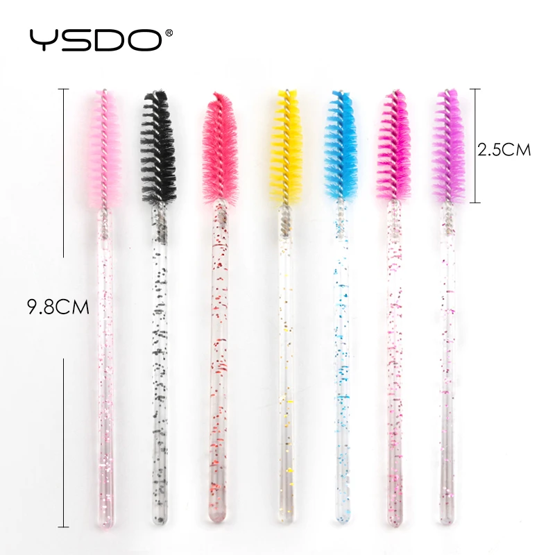 5/50 Pcs Eyelash Brushes False Eye Lashes Extension Tools Eyebrow Brush Mascara Wands Applicator Spoolers Lashes Cosmetic Tool thumbnail 5