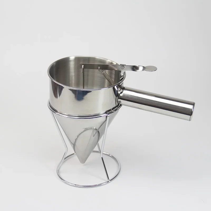 Handheld Stainless Steel Funnel Tapered Candle Liquid Dispenser Diy Candle Aromatherapy Quick Dispense Wax Pouring Tool thumbnail 5