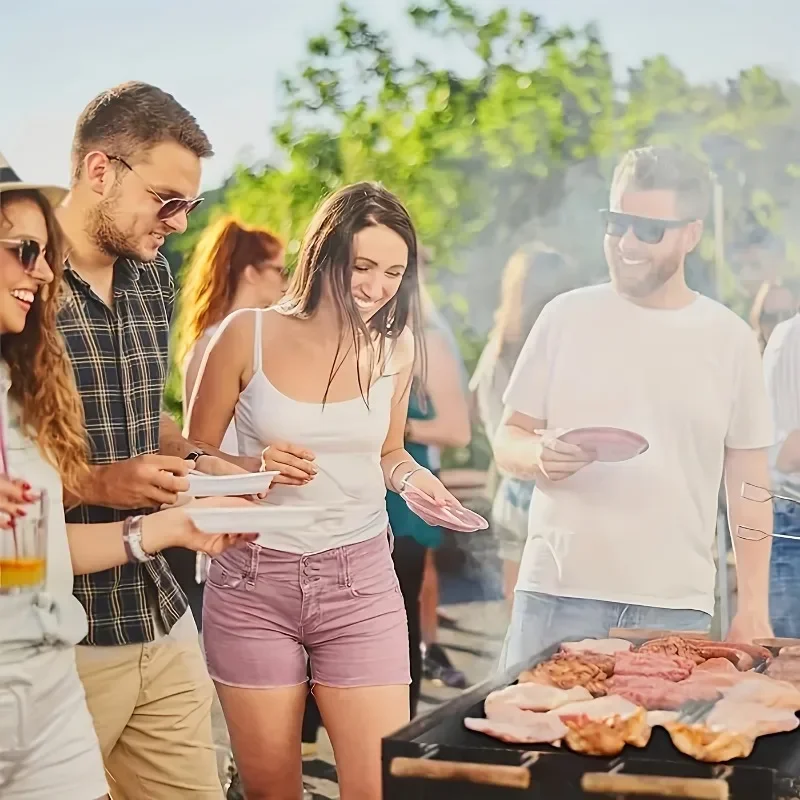 4sizes Non-Stick Oven Liners Reusable BBQ Grill Mat Baking Mat Barbecue Tools Easy Clean Party Favors Kitchen BBQ Tool thumbnail 4