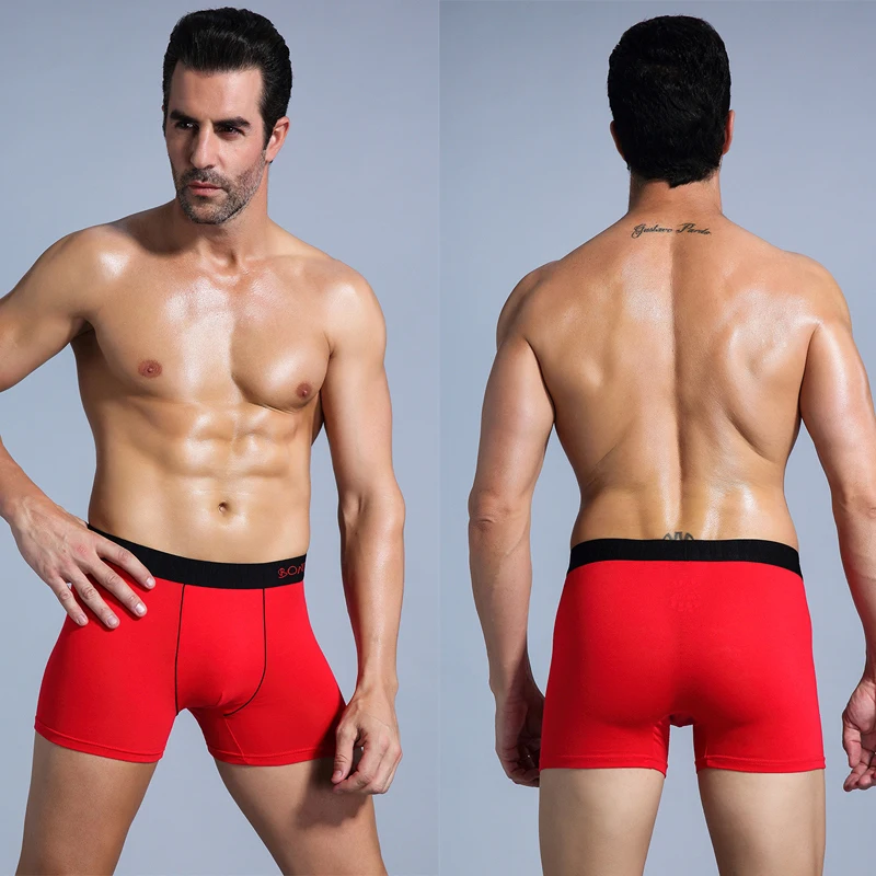 6pcs White Men Panties Cotton Boxers For Man Underwear Pack Brand Male Underpants Slip Sexy Trunks Gift Homme Boxer Shorts thumbnail 4
