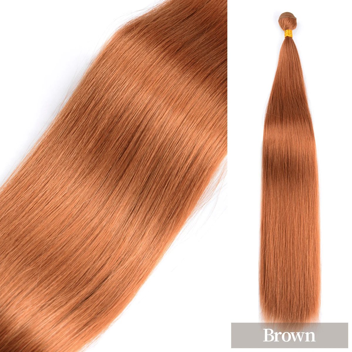 24 Inch Straight Hair Extensions Ombre Hair Bundles Heat Resistant Fiber Hair Weaving Synthetic Straight Hair thumbnail 5