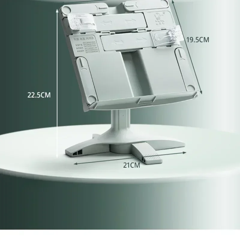 Adjustable Reading Bookshelf Lifting Landing Reading Stand Portable Book Holder Support Multifunctional Document Shelf For Home thumbnail 5