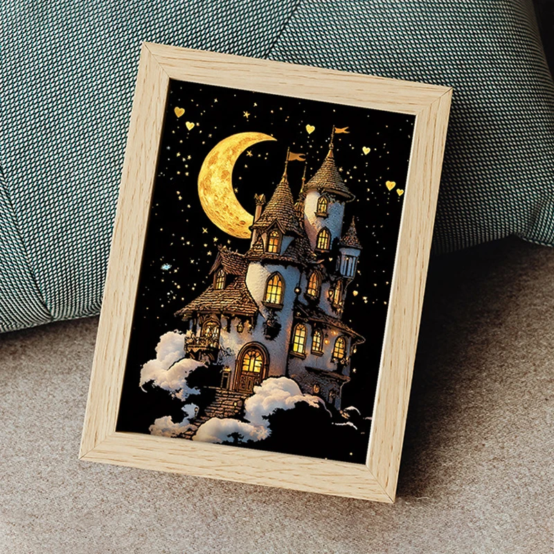 4PCS Glow in Dark Scratch Paper Animals Cards Magic Painting Art with Stylus Stress Relief Drawing Toy DIY Craft Kids Adult Gift thumbnail 5