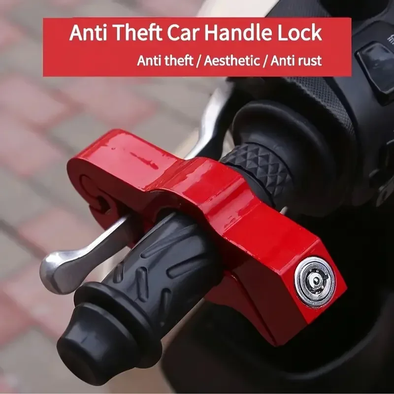 Heavy-Duty Aluminum Alloy Motorcycle Lock - Anti-Theft Handlebar & Brake Security For Electric Bikes thumbnail 3