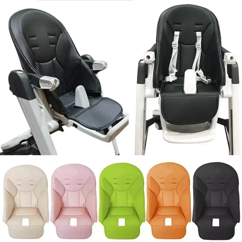 Baby Stroller Leather Cushion Baby Dining Chair Leather Cover PU Composite Sponge Cushion Baby Cover Chair Seat Case Accessories thumbnail 6