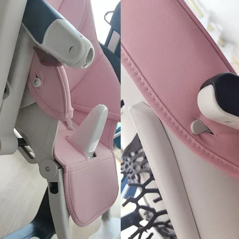 Baby Stroller Leather Cushion Baby Dining Chair Leather Cover PU Composite Sponge Cushion Baby Cover Chair Seat Case Accessories thumbnail 4