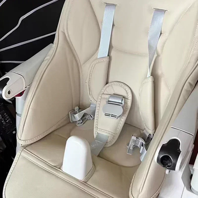 Baby Stroller Leather Cushion Baby Dining Chair Leather Cover PU Composite Sponge Cushion Baby Cover Chair Seat Case Accessories thumbnail 3
