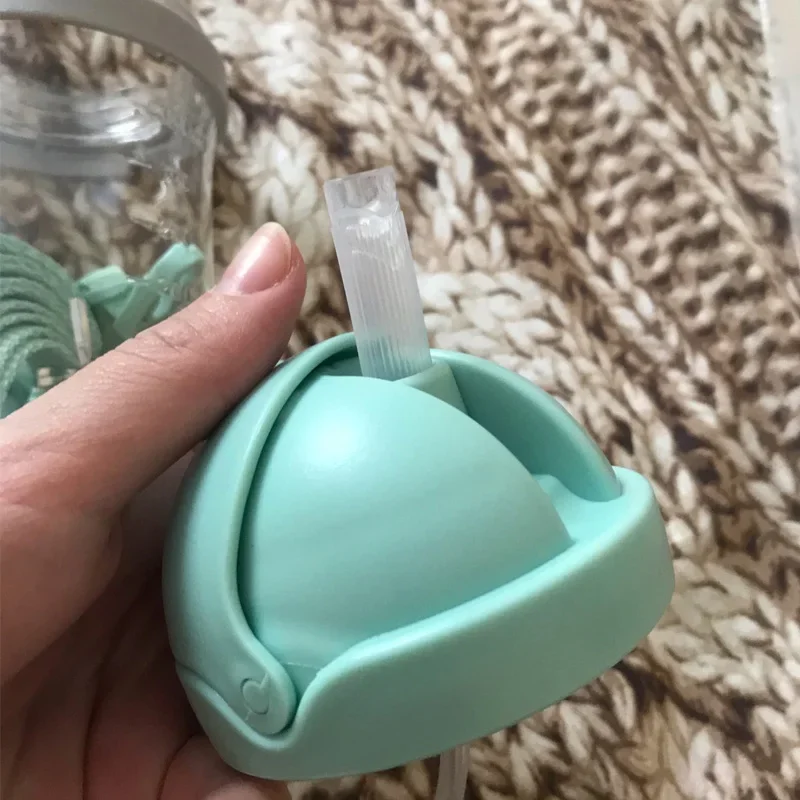 250/350ml Baby Feeding Cup with Straw Children Learn Feeding Drinking Bottle Kids Training Cup with Straw thumbnail 3