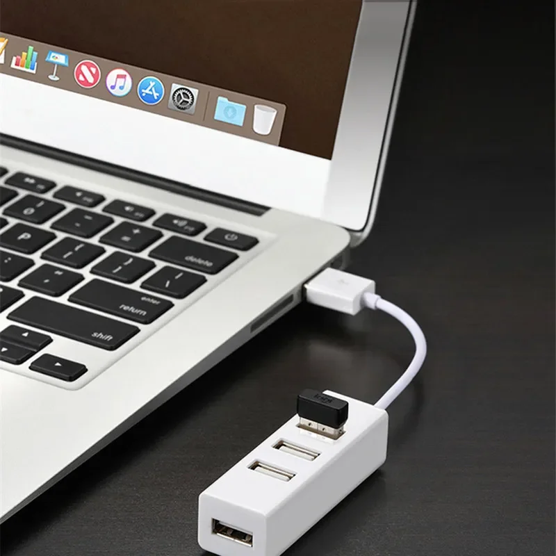 Hub USB 2.0 Multi Expander Hub USB Splitter Power Adapter High Speed 4 Port In One for PC Computer Accessories thumbnail 4
