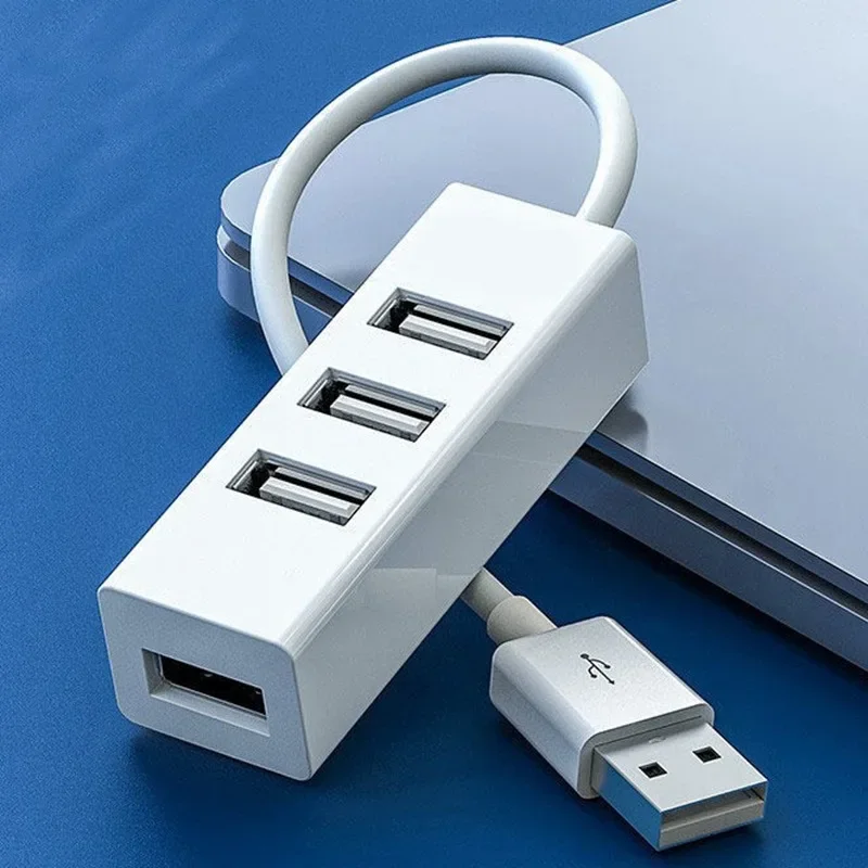 Hub USB 2.0 Multi Expander Hub USB Splitter Power Adapter High Speed 4 Port In One for PC Computer Accessories thumbnail 2