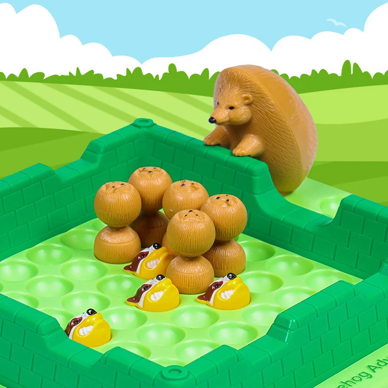 Children Logic Game Education Learning Toys Hedgehog Animals Puzzle Board Game 50 Challenges Problem solving thinking training thumbnail 2