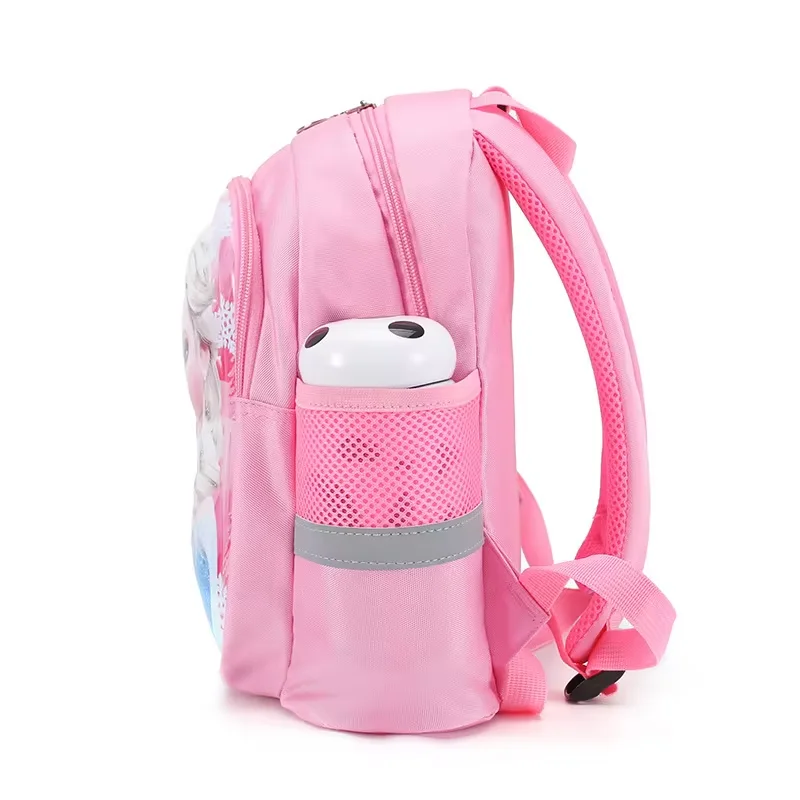 Disney 2024 New Kindergarten School Bag Cartoon Elsa Backpack Fashion Boy Girl Baby Kids Backpack Frozen 2 Travel Luggage Bag thumbnail 5