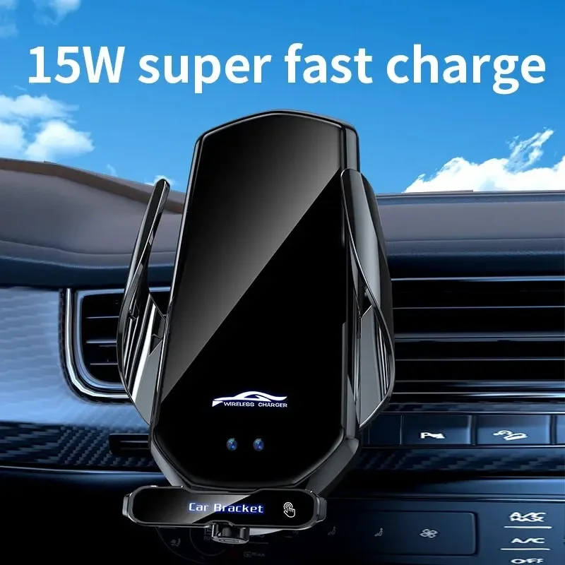 Car Wireless Charger Magnetic Fast Charging Station Air Vent Stand Car Phone Holder Mount For iPhone 15 14 13 12 Samsung Xiaomi thumbnail 3