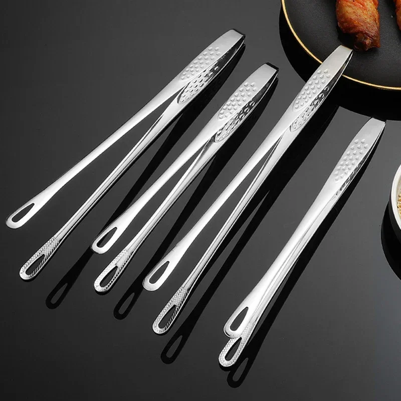 Kitchen Tongs Barbecue Grill Tongs Cooking Tweezers Stainless Steel Salad Meat Food Tongs Clip Buffet BBQ Tools Kitchen Gadgets thumbnail 6