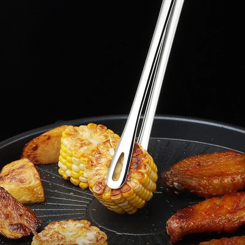 Kitchen Tongs Barbecue Grill Tongs Cooking Tweezers Stainless Steel Salad Meat Food Tongs Clip Buffet BBQ Tools Kitchen Gadgets thumbnail 2