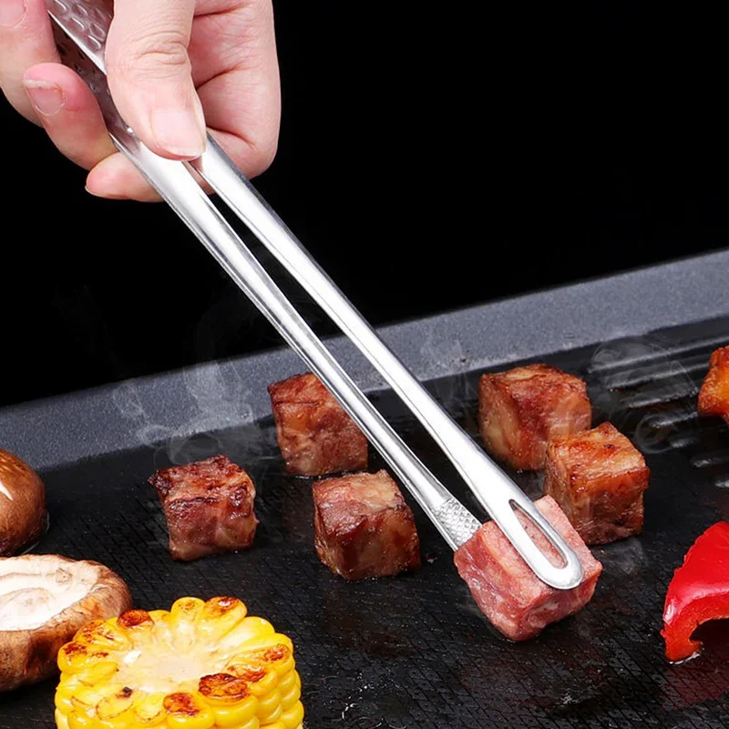 Kitchen Tongs Barbecue Grill Tongs Cooking Tweezers Stainless Steel Salad Meat Food Tongs Clip Buffet BBQ Tools Kitchen Gadgets thumbnail 4