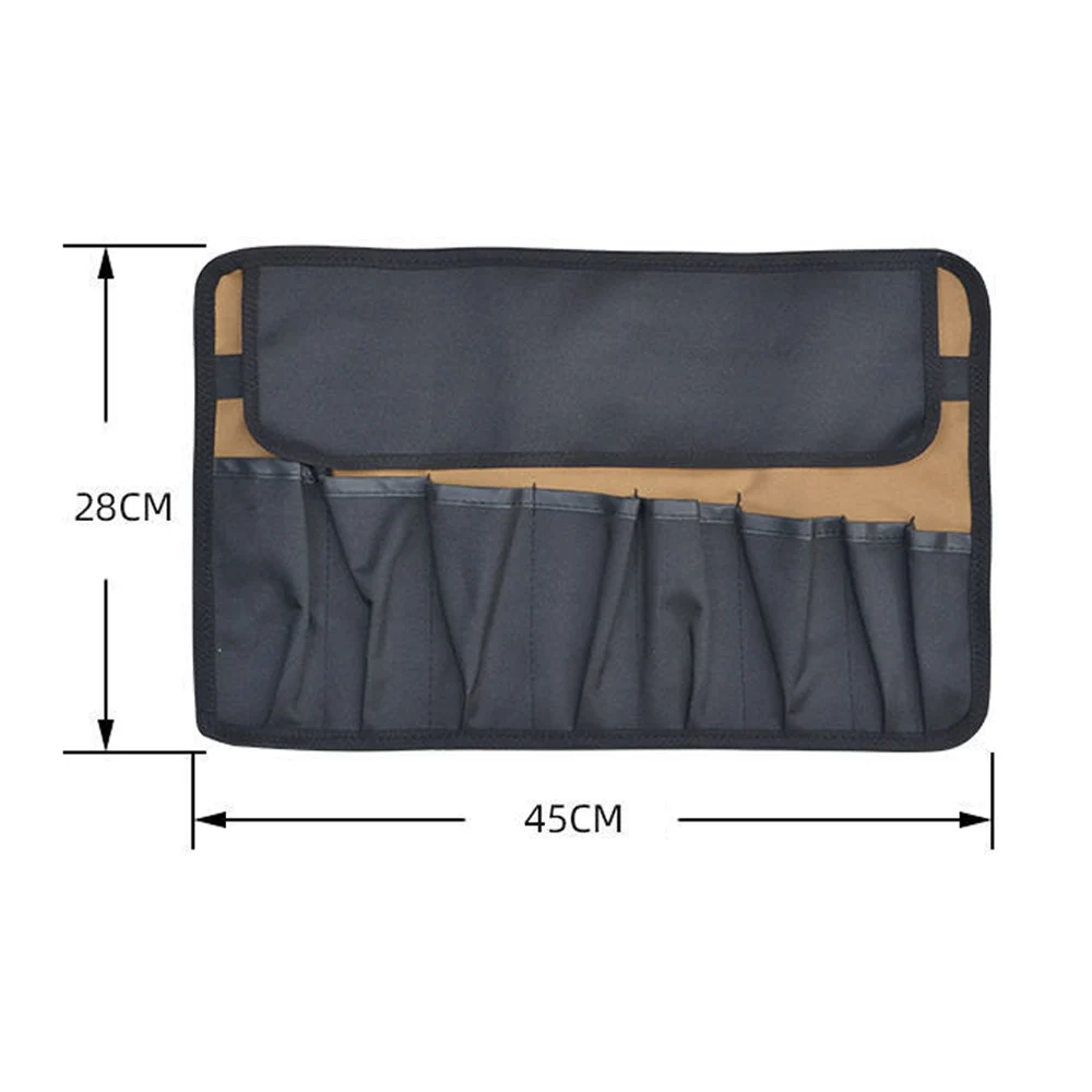 Tool Bags Oxford Storage Portable Toolkit Folding Reel Rolling Electricians Organizer Multi-purpose Car Repair Tool Kit Bags thumbnail 2