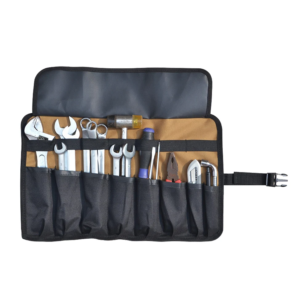 Tool Bags Oxford Storage Portable Toolkit Folding Reel Rolling Electricians Organizer Multi-purpose Car Repair Tool Kit Bags thumbnail 5