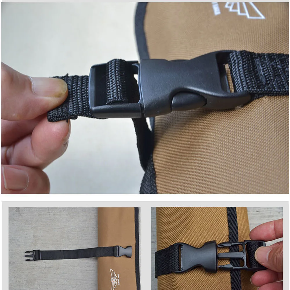 Tool Bags Oxford Storage Portable Toolkit Folding Reel Rolling Electricians Organizer Multi-purpose Car Repair Tool Kit Bags thumbnail 3