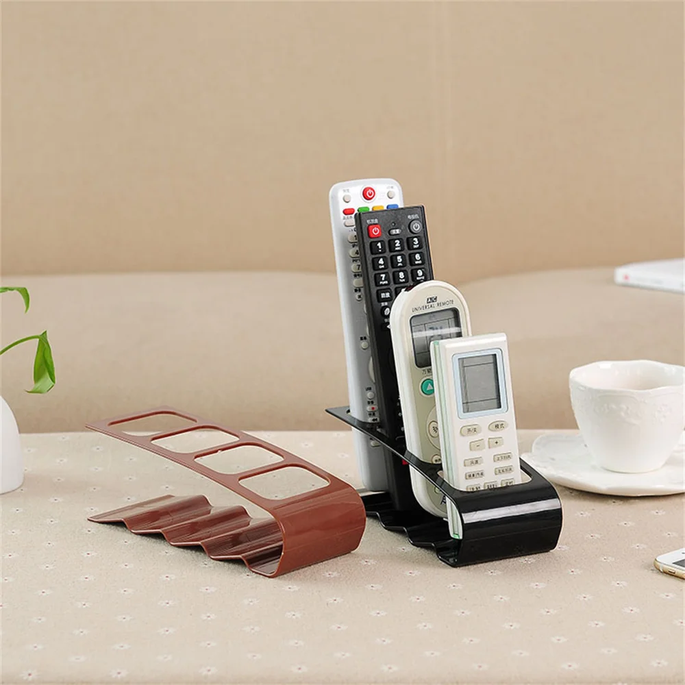 4 Section Tv Remote Control Stand Holder Home Appliance Remote Control Storage Rack Desktop Bracket For Home Living Room Office thumbnail 5