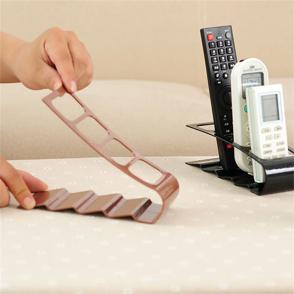 4 Section Tv Remote Control Stand Holder Home Appliance Remote Control Storage Rack Desktop Bracket For Home Living Room Office thumbnail 6