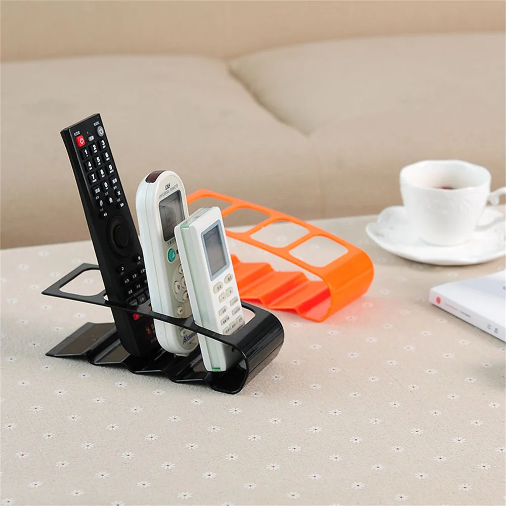 4 Section Tv Remote Control Stand Holder Home Appliance Remote Control Storage Rack Desktop Bracket For Home Living Room Office thumbnail 2