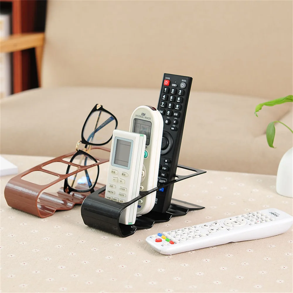 4 Section Tv Remote Control Stand Holder Home Appliance Remote Control Storage Rack Desktop Bracket For Home Living Room Office thumbnail 3
