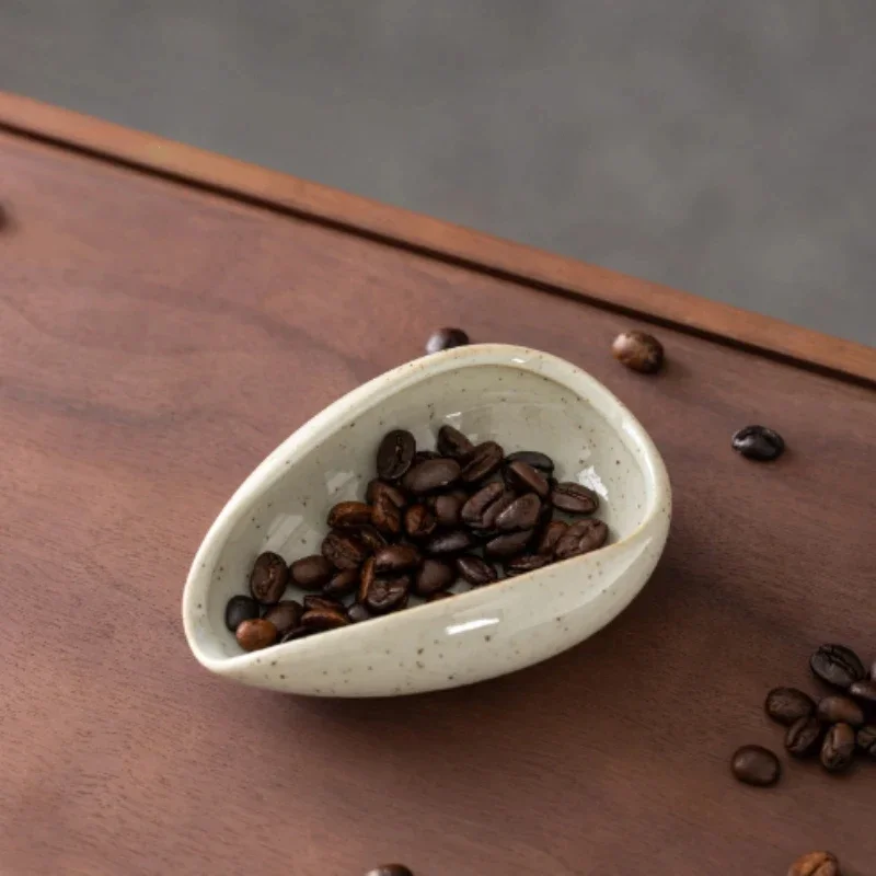 1pc/2pcs Coffee bean dispenser Tea tray Evaporator Ceramics Tea lotus Bean plate Tea set Coffee set thumbnail 2