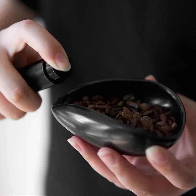 1pc/2pcs Coffee bean dispenser Tea tray Evaporator Ceramics Tea lotus Bean plate Tea set Coffee set thumbnail 4