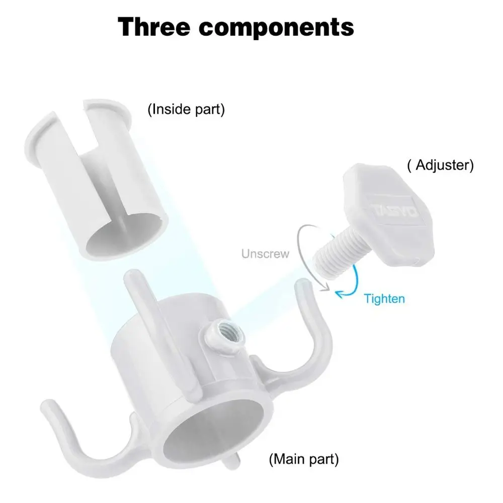 Portable Outdoor Beach Umbrella Hooks Hanger Versatile Space-saving Four-corner Hook Useful Wear-resistant Umbrella Accessories thumbnail 6