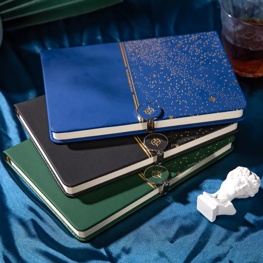 Starry Sky Notebook A5 Multi Color 200 Page Hot Selling Office High Beauty Company Gift Work Log thumbnail 5