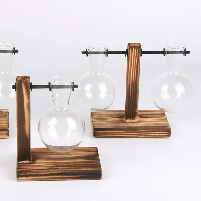 Hydroponic Plant Terrarium Vasevase Decoration Home Glass Bottle Hydroponic Desktop Decoration Office Green Plant Small Potted thumbnail 3
