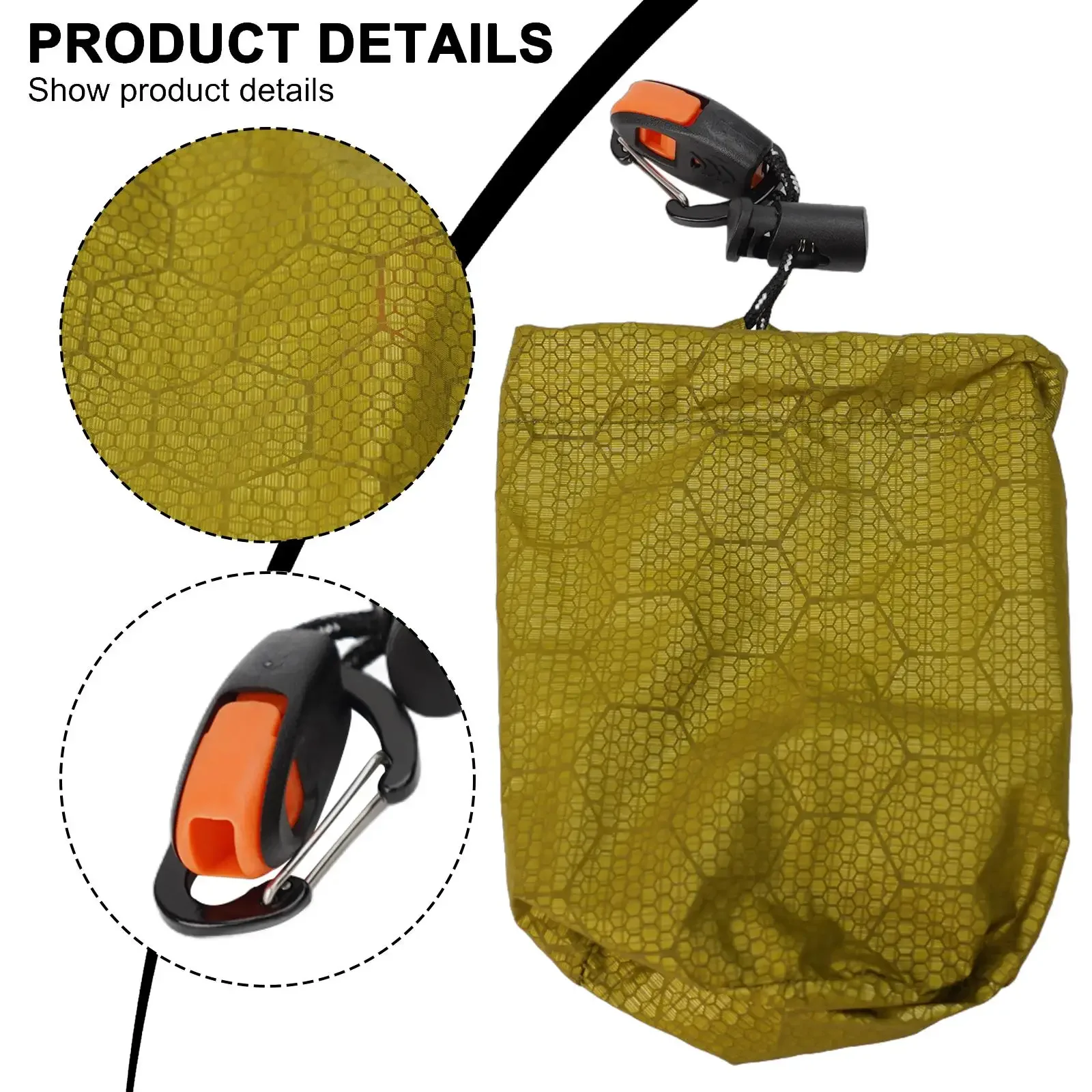 Survival Sleeping Bag Waterproof Thermal Bivy Sack For Camping Hiking Outdoor Activities Travel Lightweight Compact Bivy Bag thumbnail 2