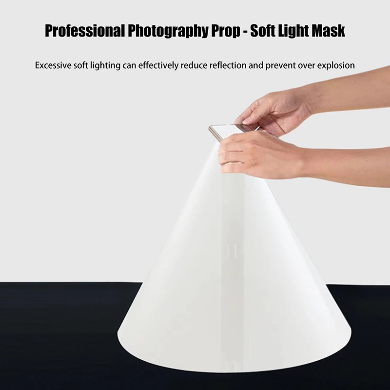 Conical Diffuser Photography Props Light Softbox Portable Assembly Prop For Jewelry Product Spotlight Studio Kit thumbnail 5