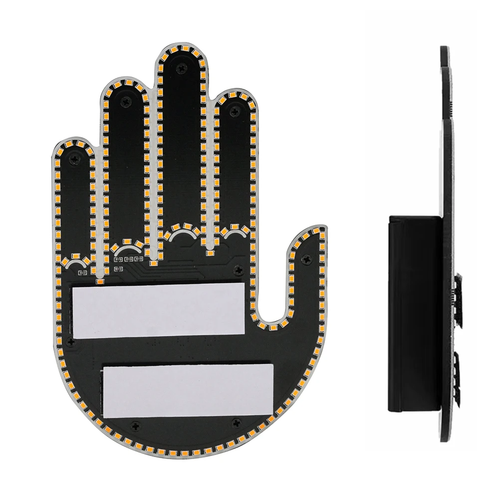 Car Interactive Lamps Palm fingers Lights Car Gesture Light Auto Parts Styling with 4 Key Remote Control thumbnail 2
