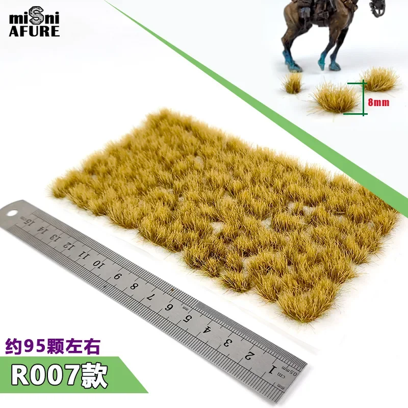 Simulation Grass Tuft Miniature Static Grass Series Model Ho N Scale Military Scenery Railway Layout DIY Model Making Diorama thumbnail 3