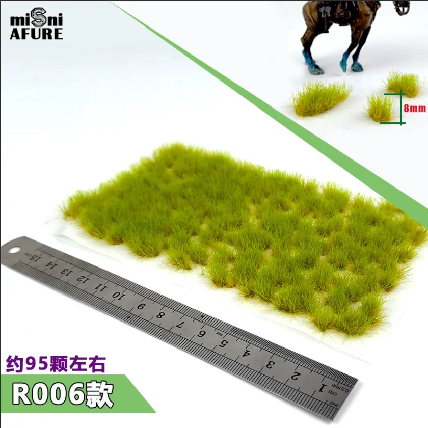 Simulation Grass Tuft Miniature Static Grass Series Model Ho N Scale Military Scenery Railway Layout DIY Model Making Diorama thumbnail 6