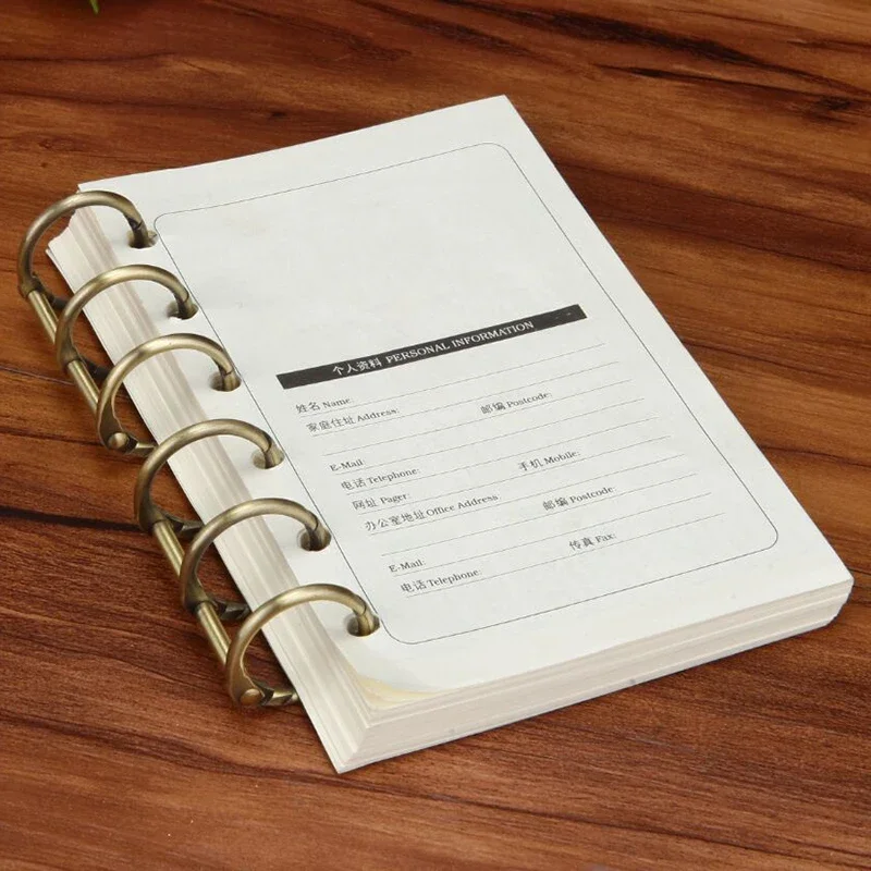 2PCS Ring Binder Clips Detachable Buckle Loose-leaf Binder 3 Rings Metal Binding Clips Office School Supplies thumbnail 3