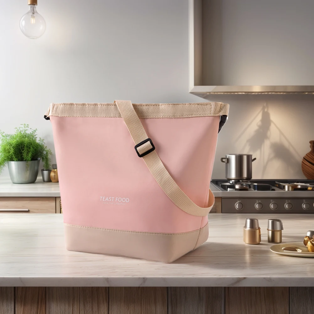 2024 Insulated Lunch Bag with Aluminum Foil Portable Bento Bag Waterproof Lunch Tote Bags Large Capacity for Outdoor Travel Work thumbnail 3