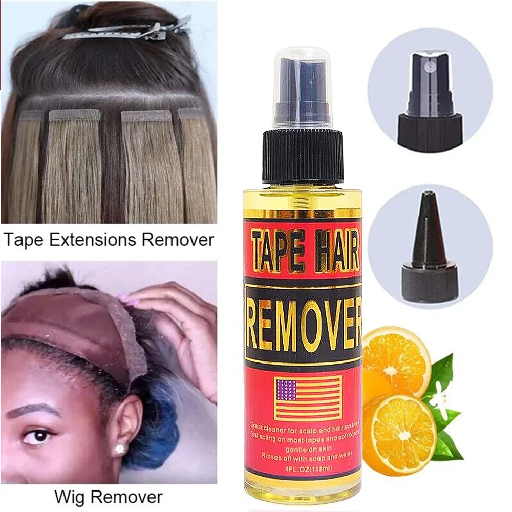 Tape in Extension Remover 118ML,Wig Glue Remover Adhesive Fast Acting,Removes Hair Glue,Wig Tape,Double Sided Extension Tape thumbnail 3