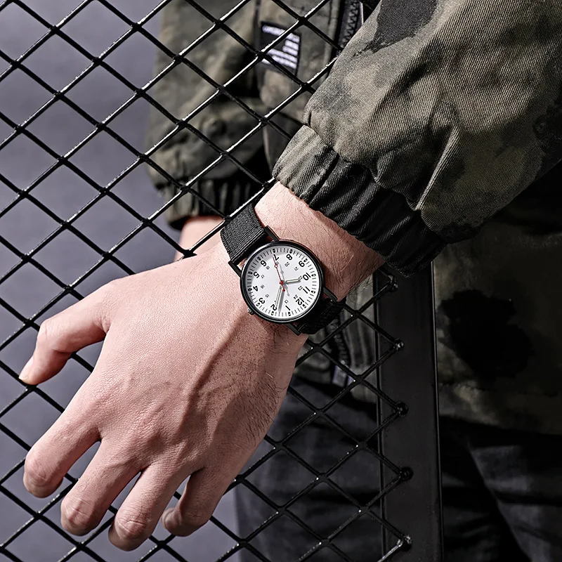 Fashion Men Watches Luxury Brand Fashion Mens Quartz Watch Luminous Hands Male Clock Big Dial Waterproof Man Wristwatch thumbnail 6