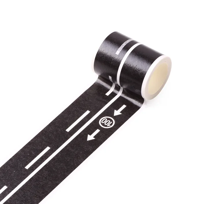 Creative Traffic Railway Road Journal Washi Tape Adhesive Masking Tape for Kids DIY Scrapbooking Sticker Label Toy Car Play thumbnail 5