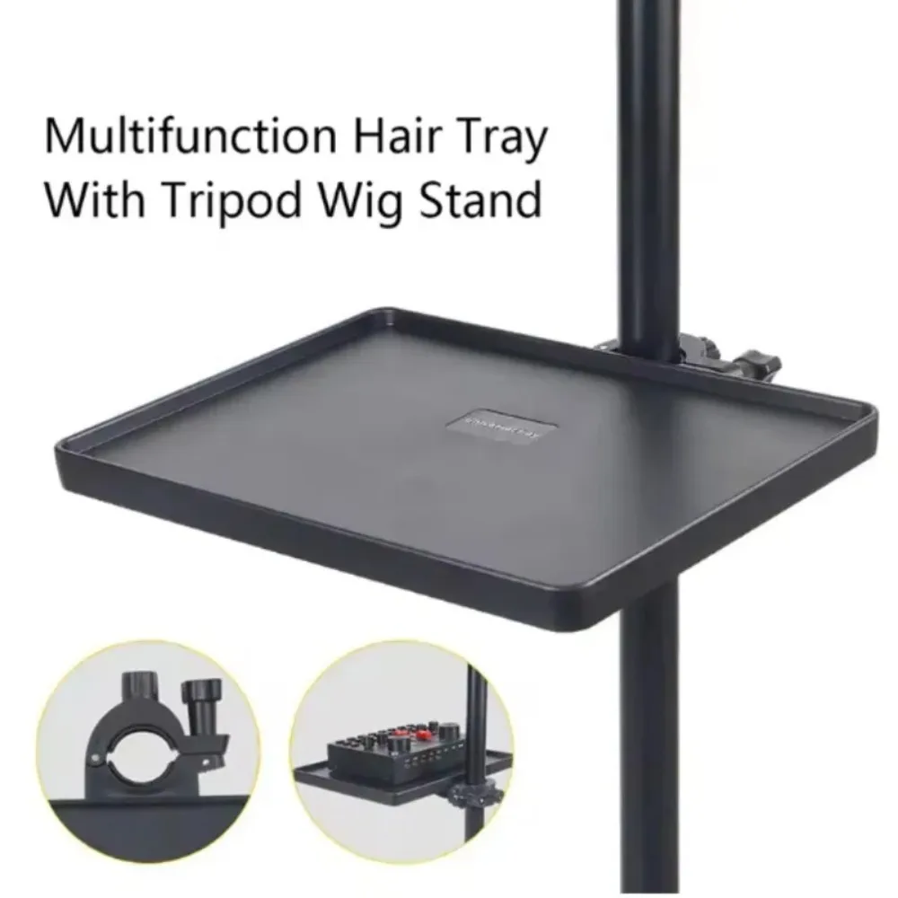 2026 Hair Tray For Use With Tripod Wig To Use Hair Wig Tools Place Crochet Hair Clip Scissors Comb Card Tray