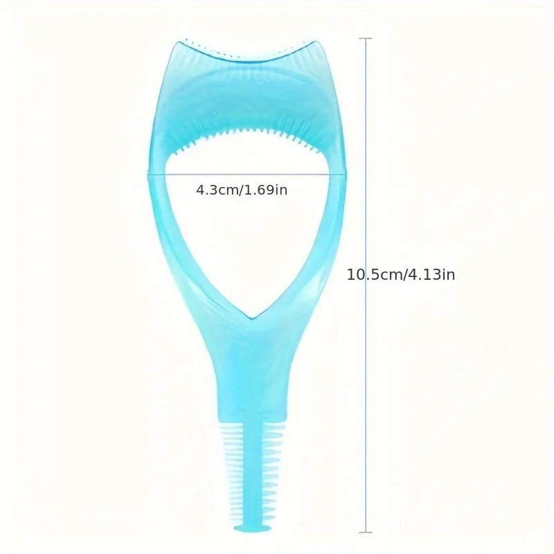 3 in 1 Mascara Applicator Template with Eyelash Curler Guard and Case, Eyeliner Holder, Eyelash Aid, Eyebrow Drawing Tool thumbnail 6