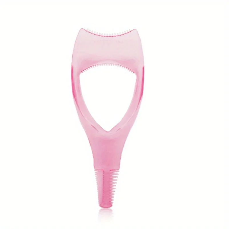 3 in 1 Mascara Applicator Template with Eyelash Curler Guard and Case, Eyeliner Holder, Eyelash Aid, Eyebrow Drawing Tool thumbnail 5