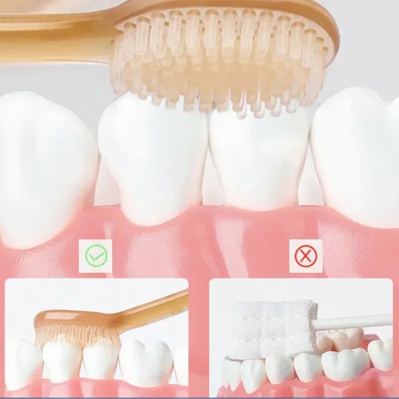Baby Soft Bristle Toothbrush Silicone Tongue Brush Infant Toddler Oral Care Toothbrush Training Teeth Brush with Cover BPA Free thumbnail 4