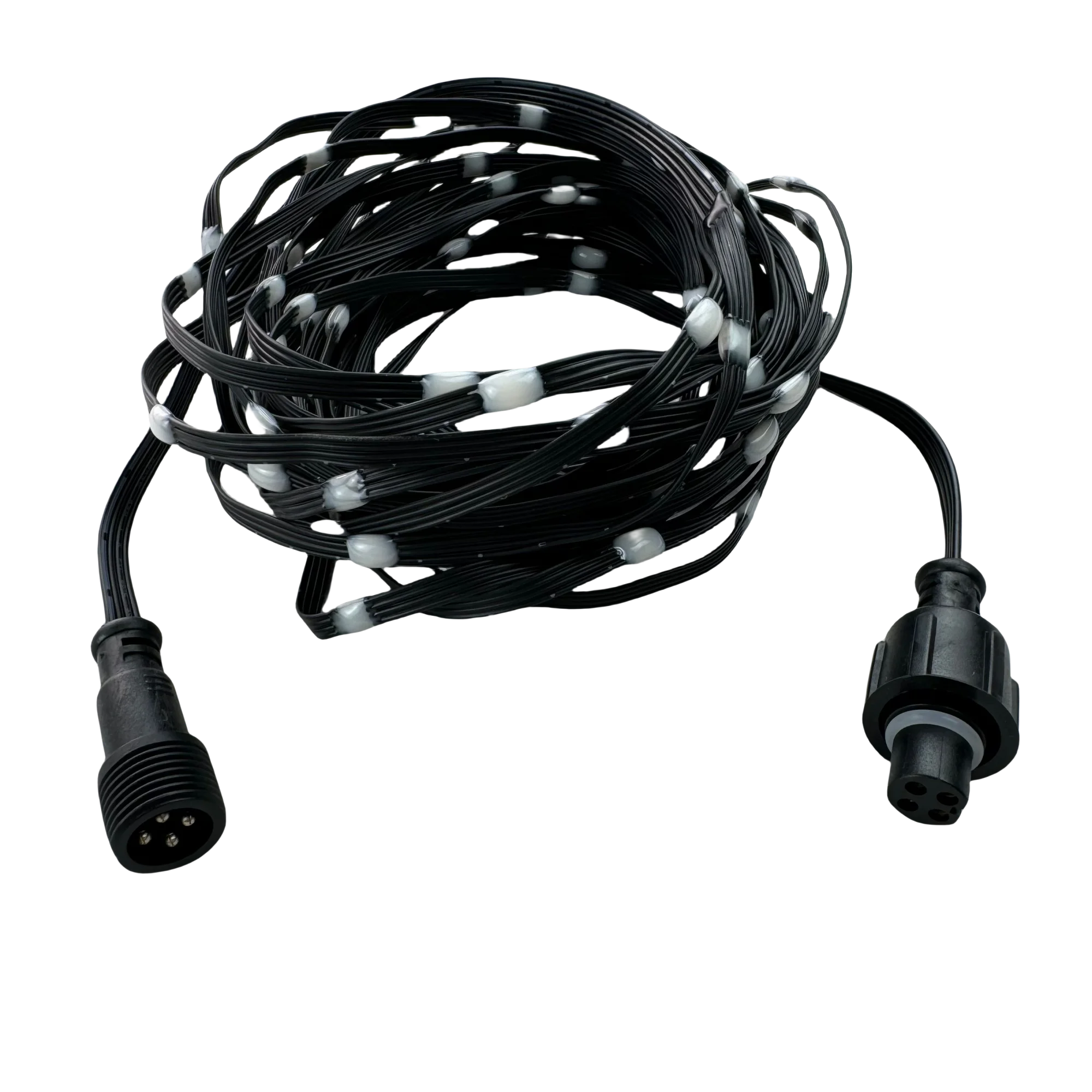 DC12V WS2815 Seed LED Pixel String Light RGB IC Addressable IP67 4Pin Black Wire 2cm/2.5cm/5cm/10cm Pitch 100ct/200ct/300ct Long thumbnail 5