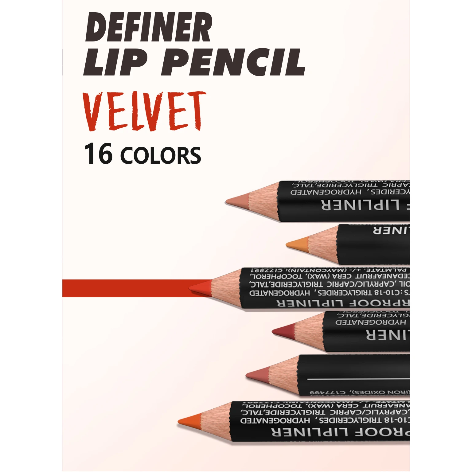 14 Color Nude Matte Lipstick Pencil Long-lasting Waterproof Lip Pencil High Pigmented Lip Liner Lip Makeup Tool thumbnail 2